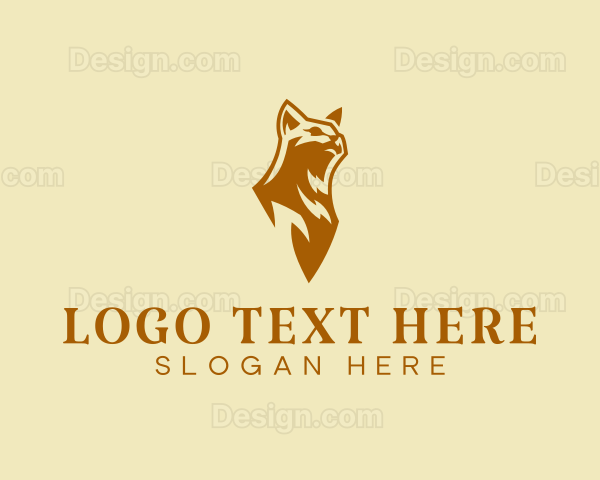 Premium Feline Cat Logo