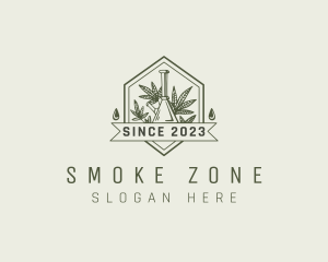 Weed Smoking Pot logo design