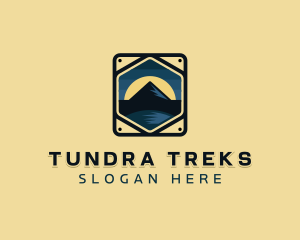 Mountain Hike Adventure logo design