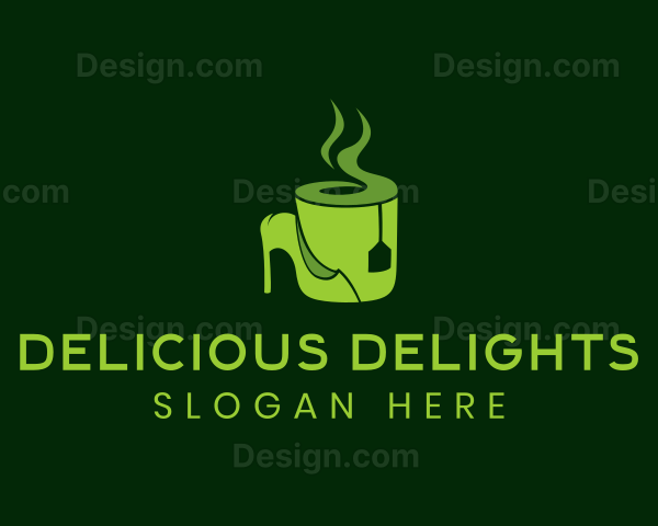 Green Tea Shoe Cafe Logo