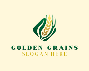Agriculture Grain Crop logo design