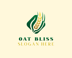 Agriculture Grain Crop logo design