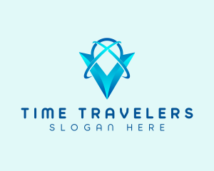 Flight Travel Plane logo design