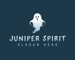 Spooky Scary Ghost logo design