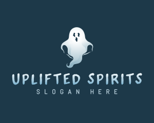 Spooky Scary Ghost logo design