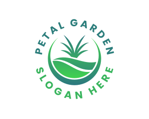 Grass Natural Landscaping logo design