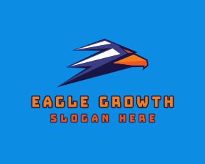 Gaming Modern Eagle logo design