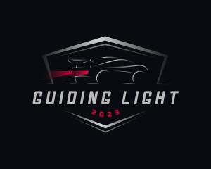 Automotive Car Tail Light logo design