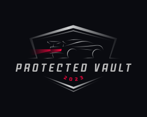 Automotive Car Tail Light logo design