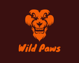 Jungle Lion Animal  logo design