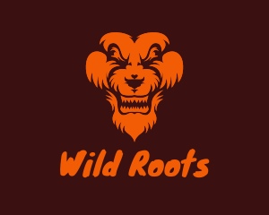 Jungle Lion Animal  logo