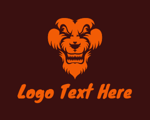 Jungle Lion Animal  logo