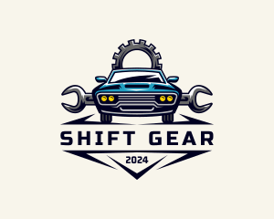 Automobile Gear Mechanic logo design