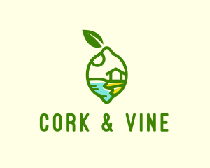 Lemon Lime Fruit Farm logo design