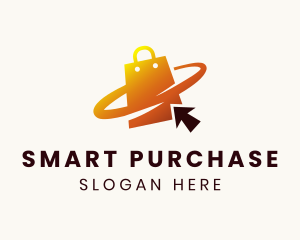 Online Shopping Orbit logo design