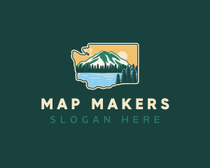 Mountain Lake Washington logo design