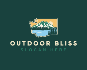 Mountain Lake Washington logo design