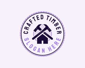 Hammer Builder Construction logo design