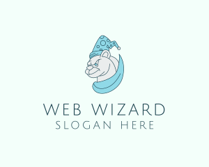 Polar Bear Wizard logo design