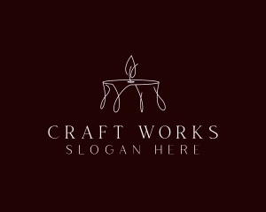 Decor Wax Candle logo design