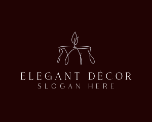 Decor Wax Candle logo design