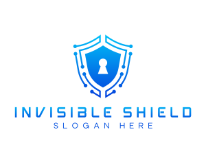 Digital Shield Keyhole logo