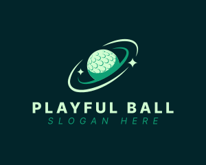 Planet Golf Ball logo design