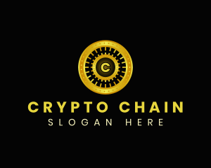 Coin Crypto Currency logo design