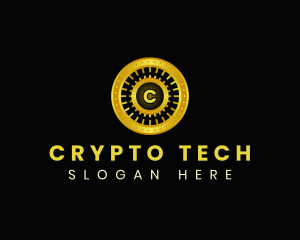 Coin Crypto Currency logo design