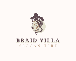 Braid Hairdresser  logo design