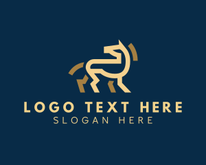 Premium Equine Horse  Logo