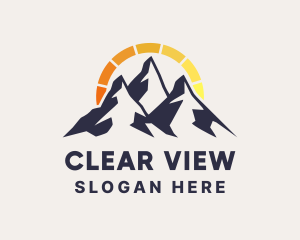 Natural Energy Mountain logo design