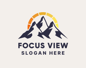 Natural Energy Mountain logo design