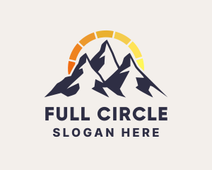 Natural Energy Mountain logo design