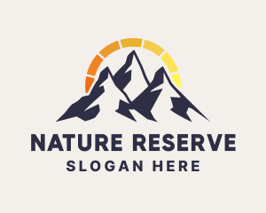 Natural Energy Mountain logo design