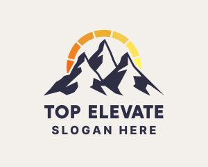 Natural Energy Mountain logo design