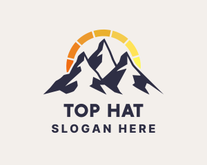 Natural Energy Mountain logo design