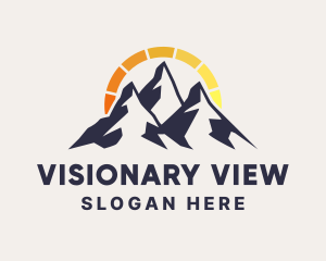 Natural Energy Mountain logo design