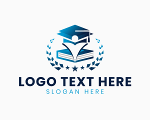 Education Book Academic Logo