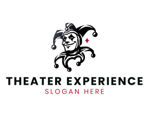 Jester Theater Clown logo