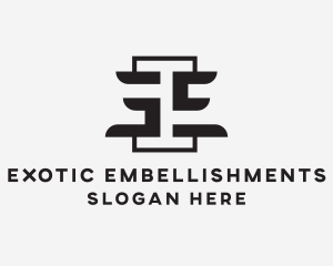 Creative Fashion Studio Letter E logo design