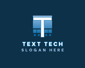 Esports Pixelated Letter T logo design