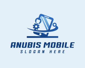 Smartphone Tech Developer logo design