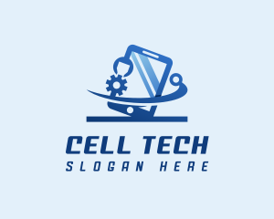 Smartphone Tech Developer logo design