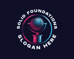 Audio Microphone Podcast logo