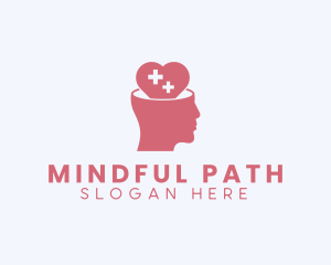 Medical Heart Mental Health  logo design