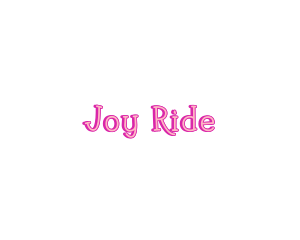 Pink Joyful Wordmark logo design