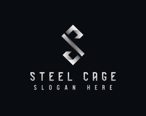 Industrial Metal Letter S logo design