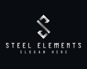 Industrial Metal Letter S logo