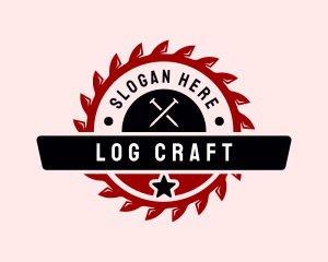 Sawmill Joinery Logging logo design